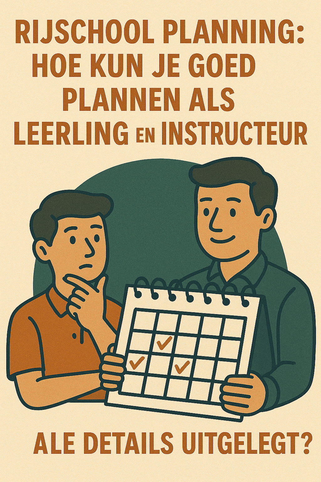 Rijschool planning: hoe kun je goed plannen als leerling en instructeur?