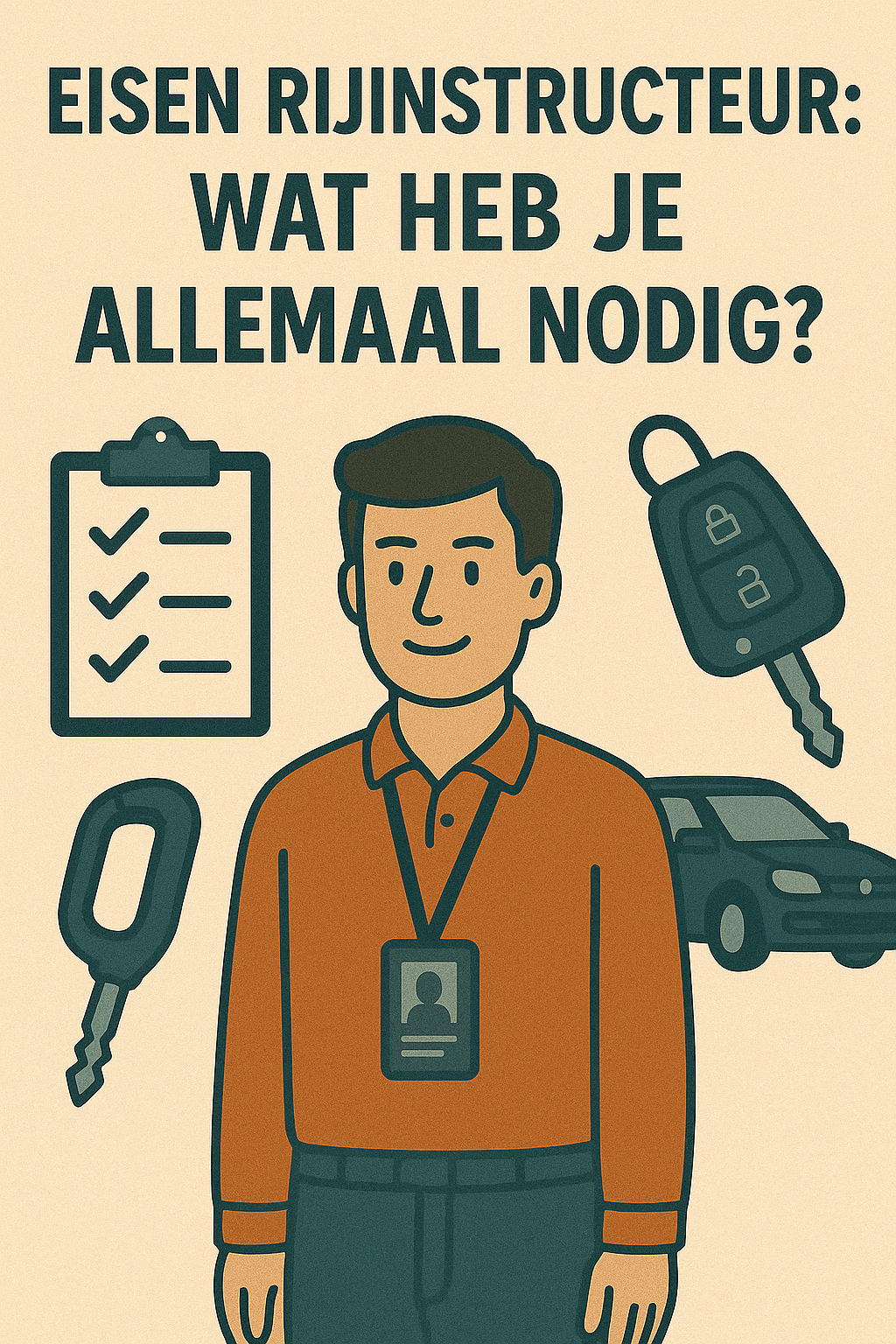 Eisen rijinstructeur: wat heb je allemaal nodig?