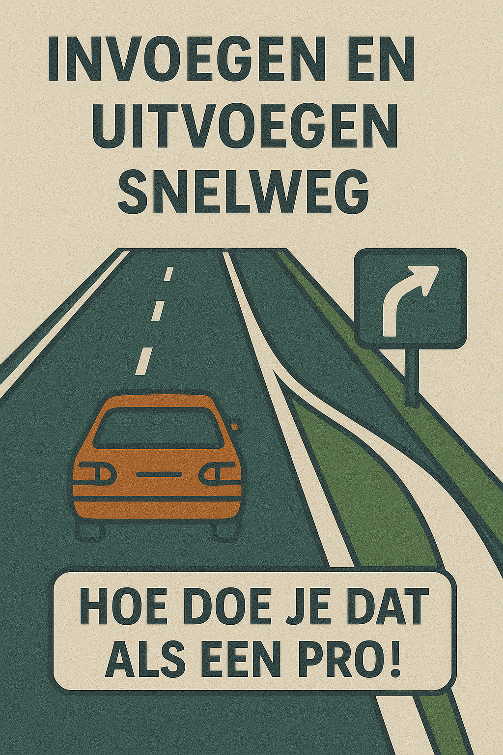 Invoegen en uitvoegen snelweg: hoe doe je dat als een pro!