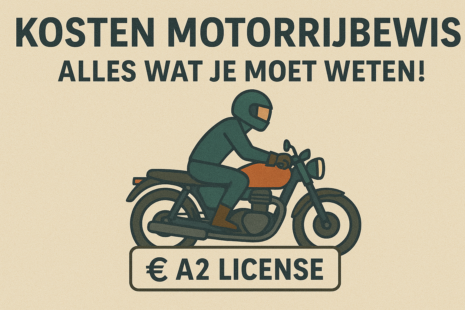 Kosten motorrijbewijs: alles wat je moet weten!