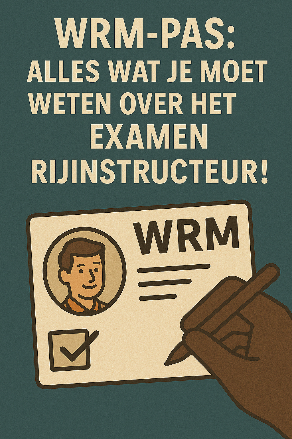WRM pas: alles wat je moet weten over het examen rijinstructeur!